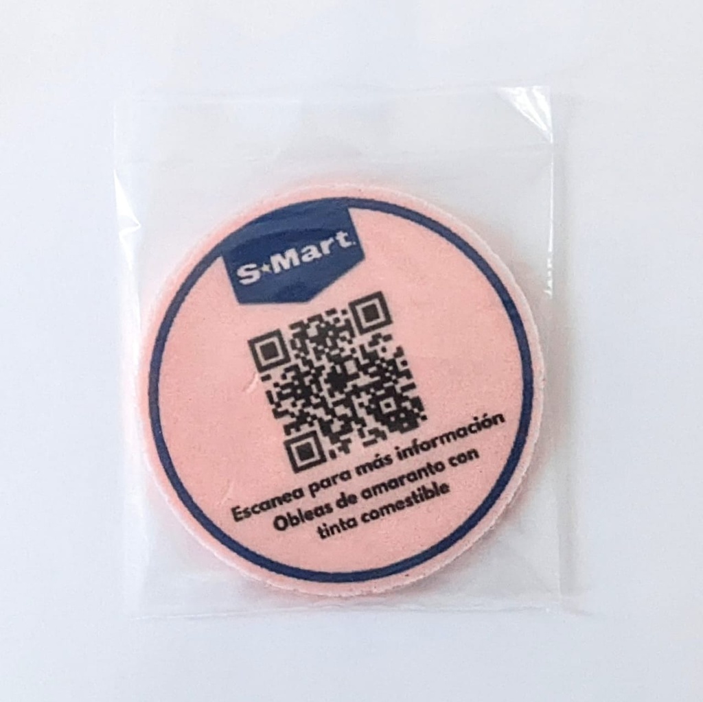 Snack de 5 obleas personalizadas